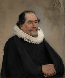 Portrait of Abraham de Potter, Carel Fabritius