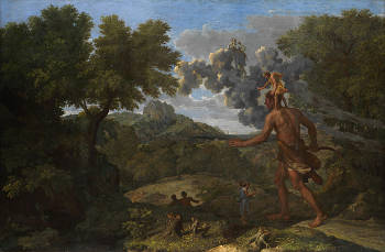 Blind Orion Searching for the Rising Sun, Nicolas Poussin