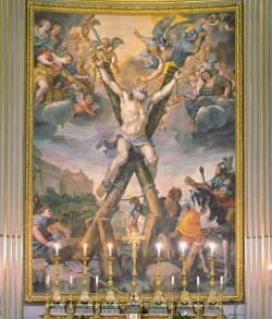 The Crucifixion of Saint Andrew, Mattia Preti
