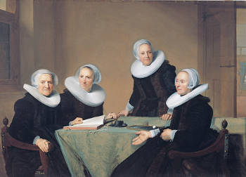 Regentesses, Johannes Cornelisz. Verspronck, 