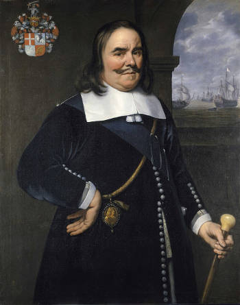 Michiel Adriaenszoon de Ruyter,vLieutenant-Admiral-General of the United Provinces, 
Hendrick Berckman