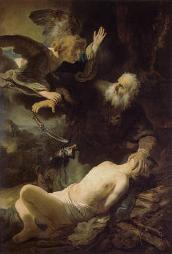 The Sacrifice of Isaac, Rembrandt