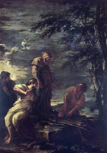 Democritus and Protagoras, Salvator Rosa