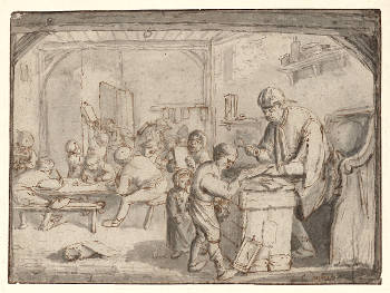 The Schoolmaster, Cornelis Dusart