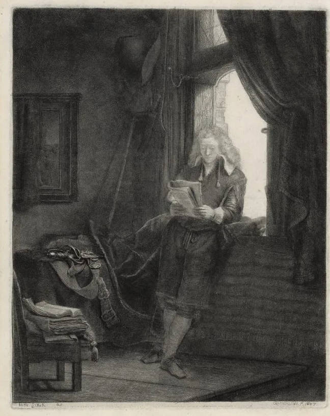 Portrait of Jan Six, Rembrandt van Rijn