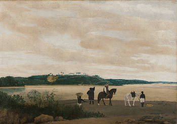 View of Itamaracá Island in Brazil, Frans Post 