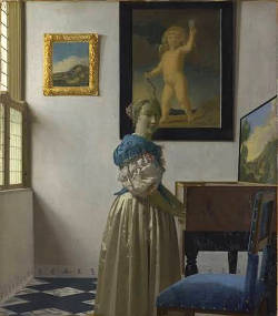 Lady Standing at a Virginal, Johannes Vermeer