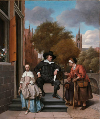 The Burgomaster of Delft and His Daughter, Jan Steen