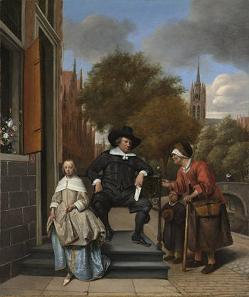 Adolf and Catharina Croeser, Known as The Burgomaster of Delft and His Daughter, Jan Steen