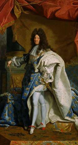 Louis XIV of France, 
Hyacinthe Rigauds