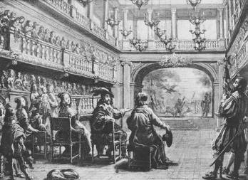 Salle du Palais-Cardinal with Richelieu 1641, Jean de Saint-Igny 