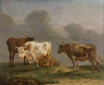 Four Cows in a Meadow,  Paulus Potter