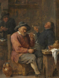 Peasants Smoking in an Inn, David Teniers the Younger