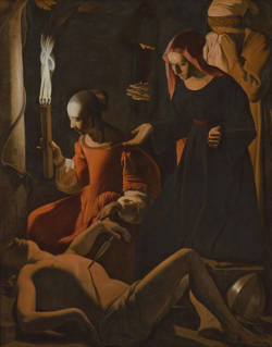 The Lamentation over Saint Sebastian, Georges de La Tour