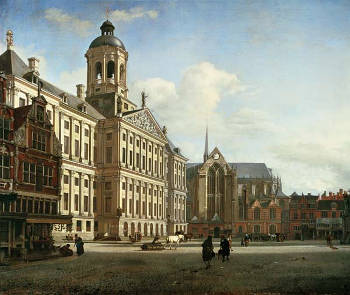 The New Town Hall, Amsterdam, Jan van der Heyden