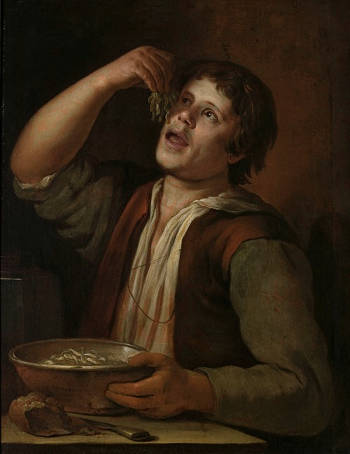 Boy Eating Pods, Jan Vermeer of Utrech