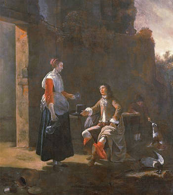 The Hunter's Rest, Jan Vermeer of Utrecht