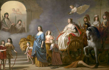 Triumph of the Winter Queen: Allegory of the Just, Gerrit van Honthorst