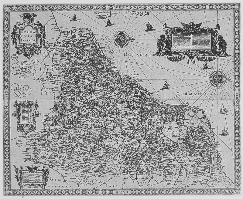 Map of the Neterlands, Huyck Allart